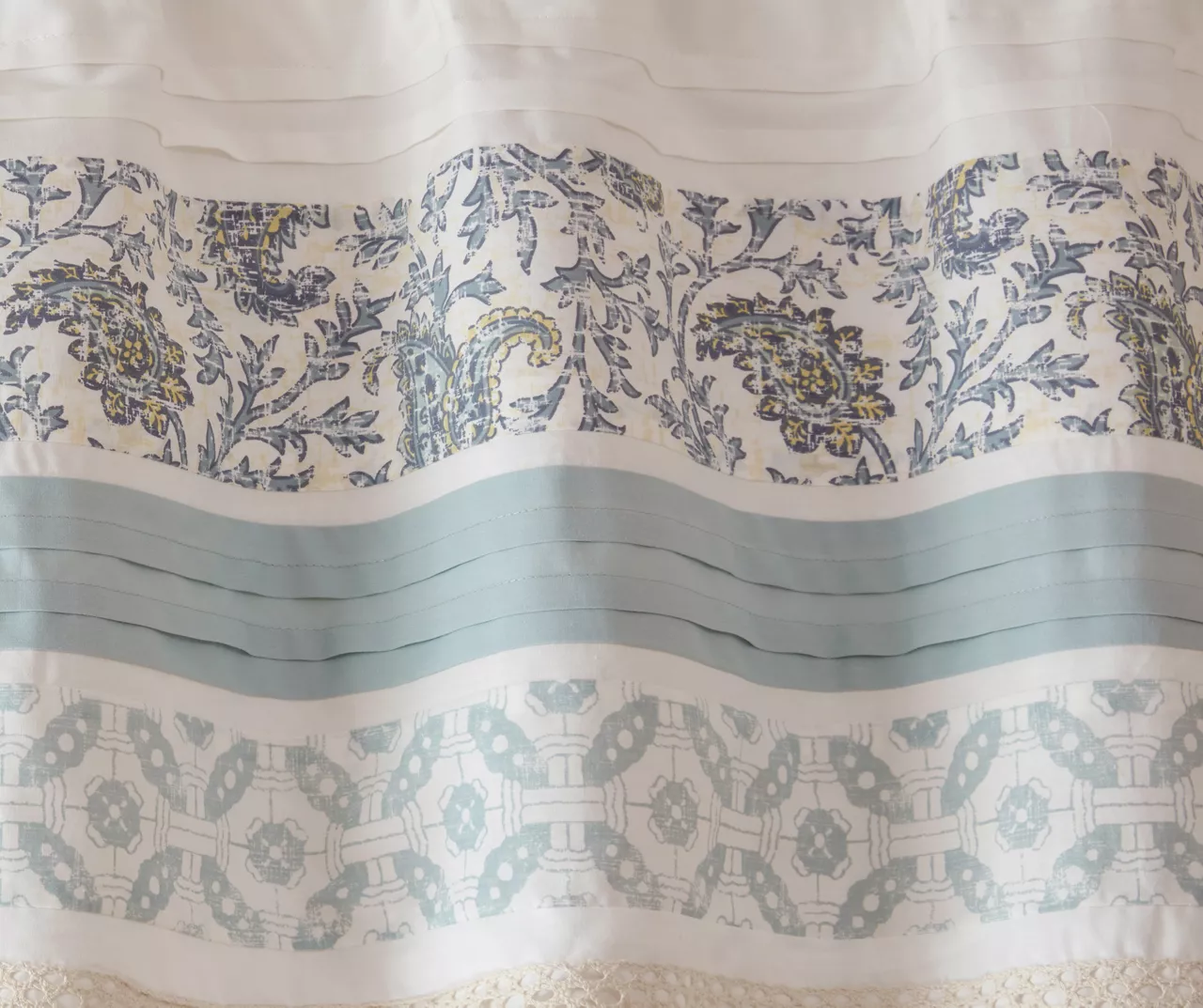 Stella Blue Rod Pocket Valance 3 Stella Blue Rod Pocket Valance - Image 3