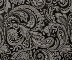 Valerie Black Light-Filtering Rod Pocket Curtain Panel Pair, (95") -Home Decor Store 810518076 810518077 6