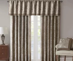 Valerie Blue Light-Filtering Rod Pocket Curtain Panel Pair, (95") -Home Decor Store 810518079 810518080 9