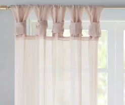 Persis Voile Sheer Twisted Tab Curtain Panel Pair -Home Decor Store 810518131 810518132 810518133 3