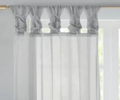 Persis Voile Sheer Twisted Tab Curtain Panel Pair -Home Decor Store 810518134 810518135 810518136 3 1
