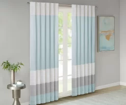 Salem Pintuck Light-Filtering Rod Pocket Curtain Panel, (84") -Home Decor Store 810518141 1