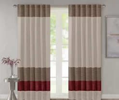 Salem Pintuck Light-Filtering Rod Pocket Curtain Panel, (84") -Home Decor Store 810518150
