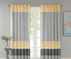 Salem Pintuck Light-Filtering Rod Pocket Curtain Panel, (84") -Home Decor Store 810518151