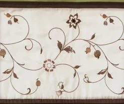 Monroe Embroidered Light-Filtering Rod Pocket Curtain Panel, (84") -Home Decor Store 810518174 5