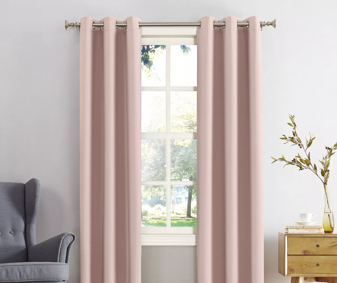 Mariana Blackout Grommet Curtain Panel 7 Mariana Blackout Grommet Curtain Panel - Image 7