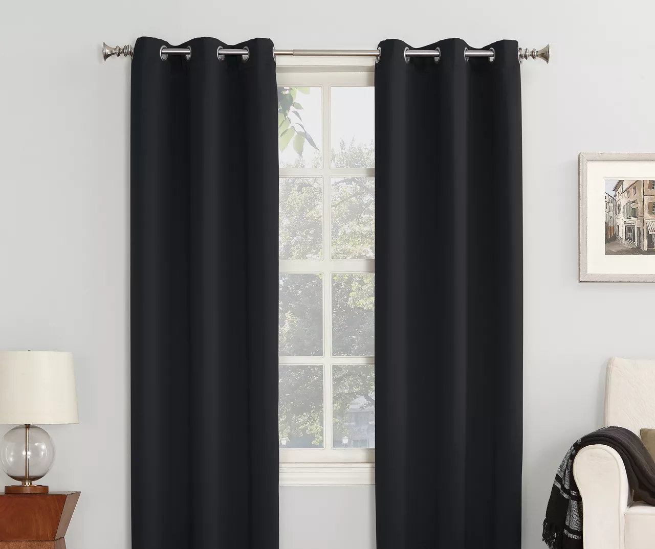 Mariana Blackout Grommet Curtain Panel 5 Mariana Blackout Grommet Curtain Panel - Image 5