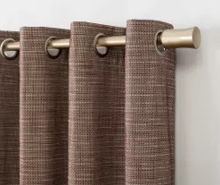 Wilbon Russet Linen Blackout Curtain Panel, (84") -Home Decor Store 810518492 2