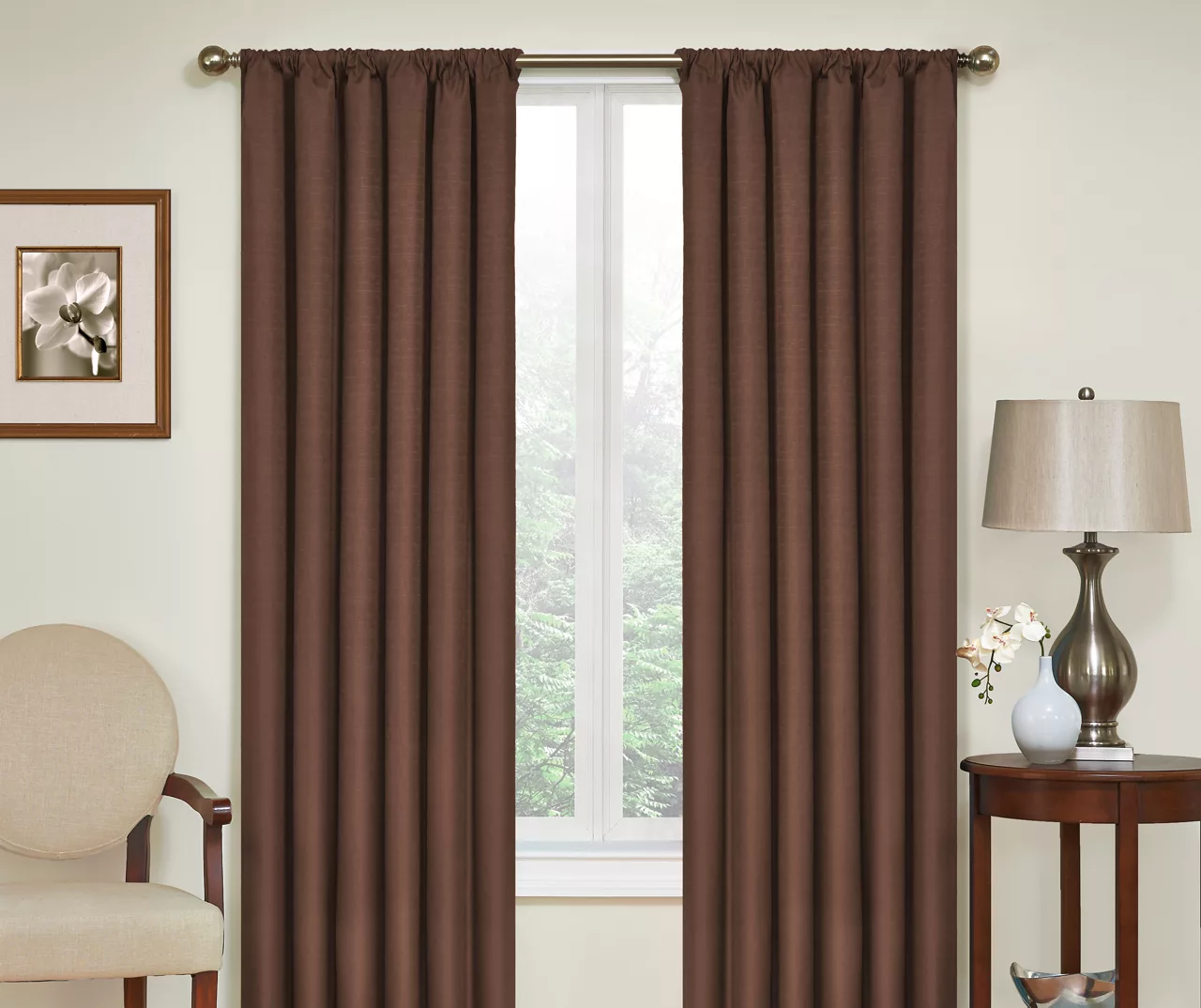 Eclipse Kendall Blackout Rod Pocket Curtain Panel 16 Eclipse Kendall Blackout Rod Pocket Curtain Panel - Image 16