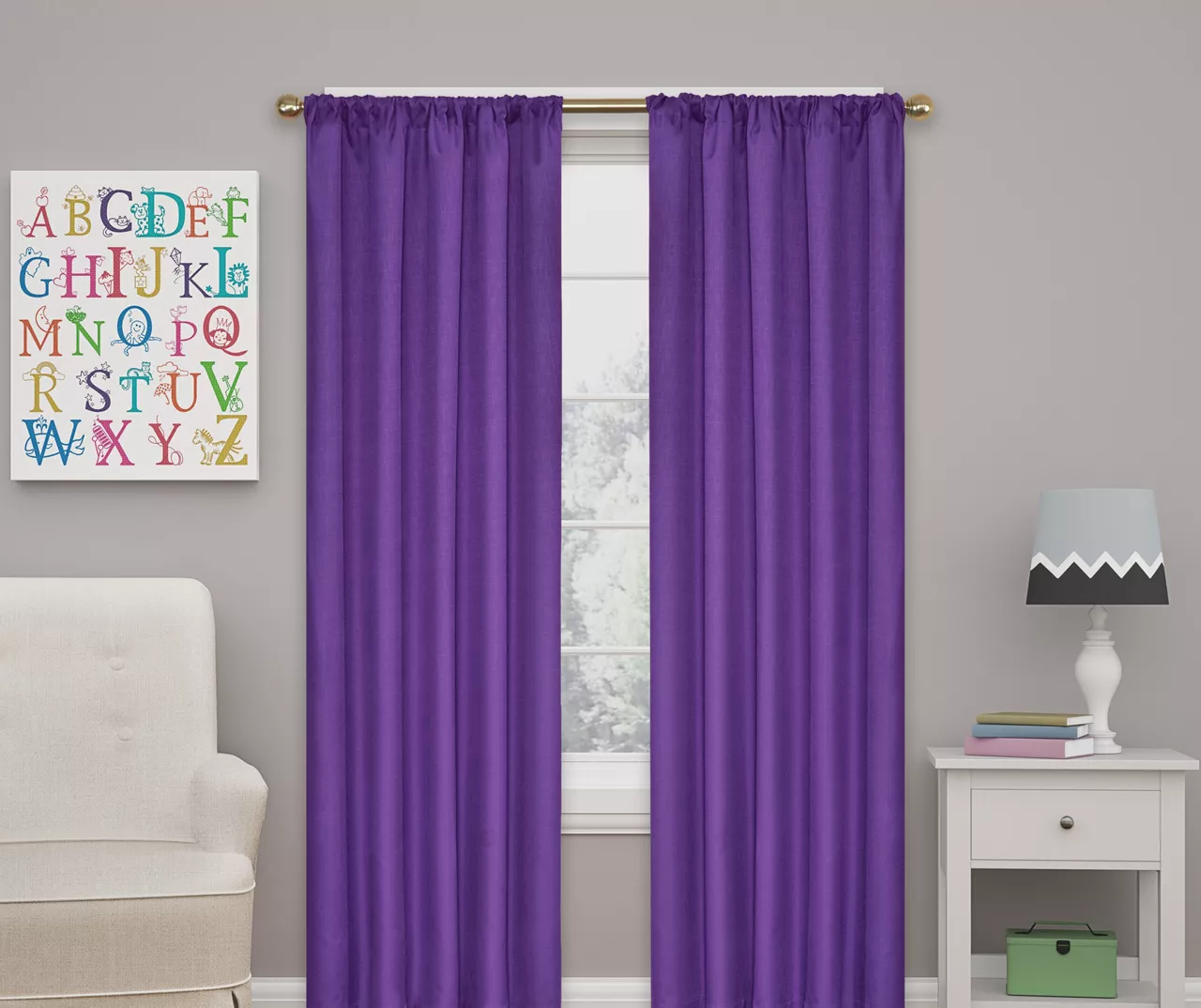 Eclipse Kendall Blackout Rod Pocket Curtain Panel 7 Eclipse Kendall Blackout Rod Pocket Curtain Panel - Image 7