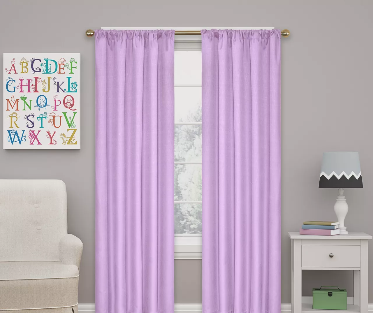 Eclipse Kendall Blackout Rod Pocket Curtain Panel 10 Eclipse Kendall Blackout Rod Pocket Curtain Panel - Image 10