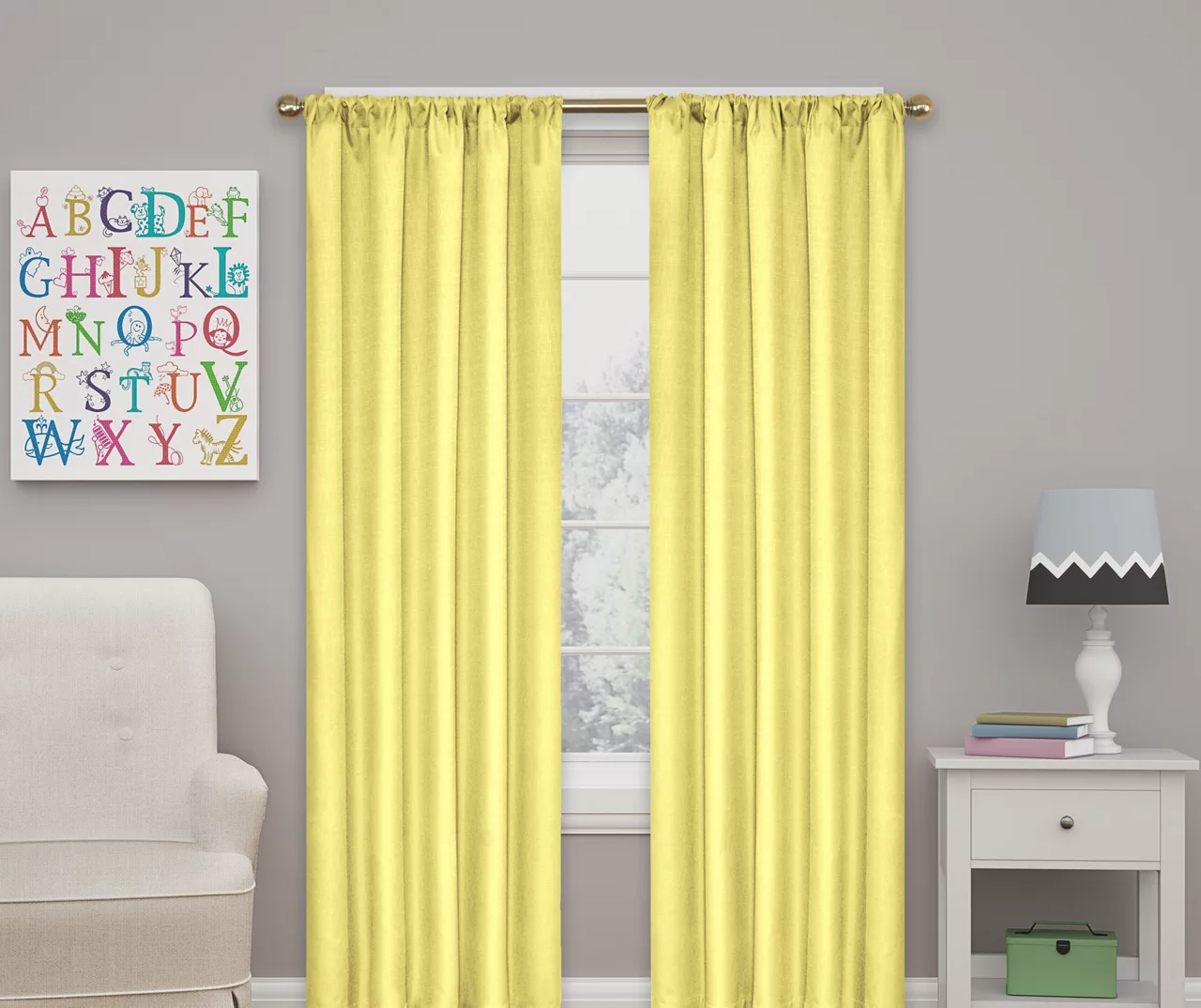 Eclipse Kendall Blackout Rod Pocket Curtain Panel 11 Eclipse Kendall Blackout Rod Pocket Curtain Panel - Image 11