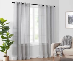 Arm & Hammer Curtain Fresh Sheer Grommet Curtain Panel -Home Decor Store 810519502 810519520 810519501 810519494 810519505 2