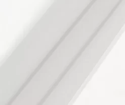 Curtain Fresh White Sheer Grommet Curtain Panel, (108") -Home Decor Store 810519504 810519497 810519506 810519499 810519507 5 1