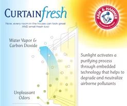 Arm & Hammer Curtain Fresh Sheer Grommet Curtain Panel -Home Decor Store 810519509 810519503 810519547 810519500 810519508 810519493 810519545