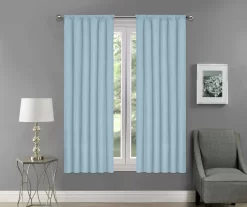 Eclipse Kendall Blackout Rod Pocket Curtain Panel 22 Eclipse Kendall Blackout Rod Pocket Curtain Panel -Home Decor Store 810519513 810519512 810519511 810519510 1