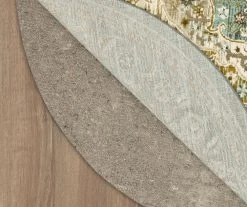 Gray Down Under Round Rug Pad, (6')