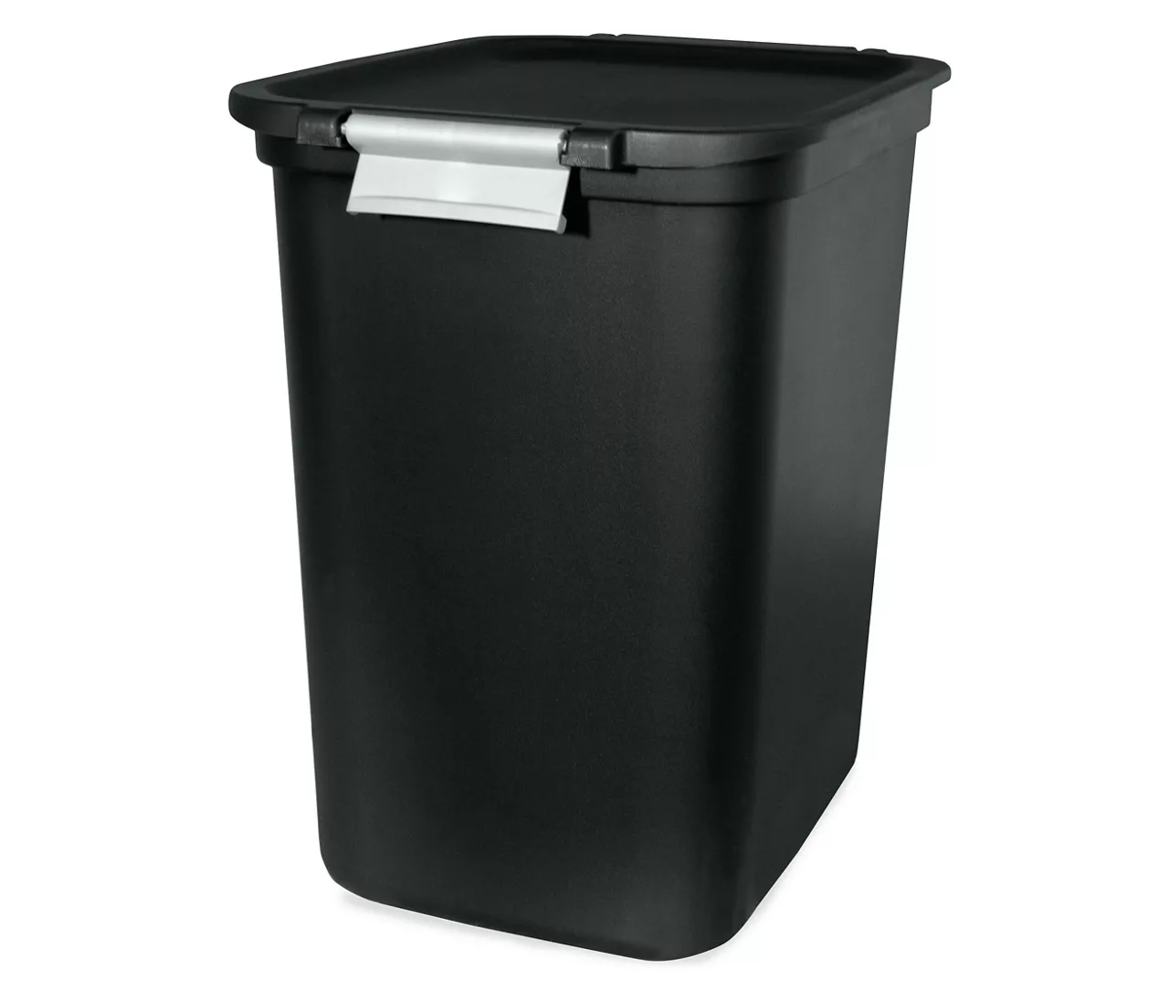 Hinged Lid 7.7-Gallon Trash Can 1 Hinged Lid 7.7-Gallon Trash Can