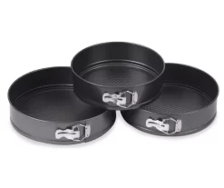 Non-Stick 3-Piece Springform Baking Pan Set