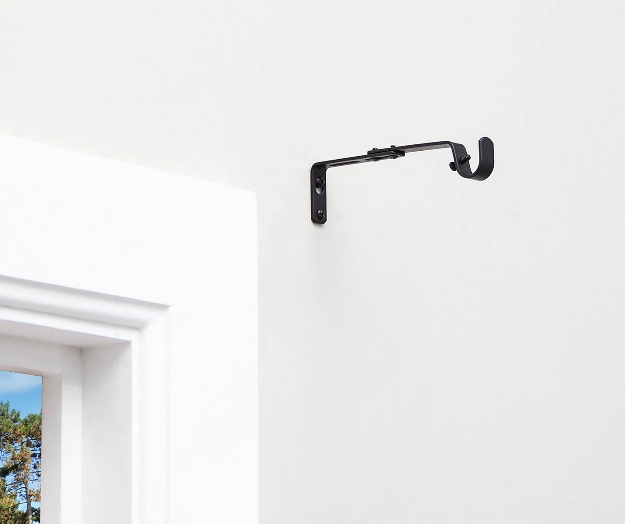 Legacy Black Adjustable Curtain Rod Brackets, 2-Pack 7 Legacy Black Adjustable Curtain Rod Brackets, 2-Pack - Image 7