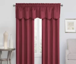 Eclipse Burgundy Canova Room Darkening Thermal Valance