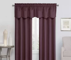 Eclipse Plum Canova Room Darkening Thermal Valance