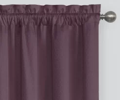 Eclipse Plum Canova Room Darkening Thermal Valance 9 Eclipse Plum Canova Room Darkening Thermal Valance -Home Decor Store 810525424 4