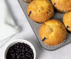 Gray Speckled 12-Cup Muffin Pan 6 Gray Speckled 12-Cup Muffin Pan -Home Decor Store 810526198 3