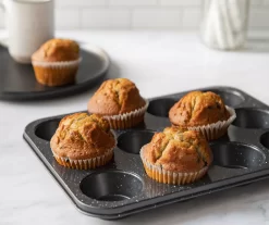 Black Speckled 12-Cup Muffin Pan -Home Decor Store 810526199 4