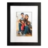 Black Matted Linear Photo Frame, (5" X 7")