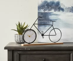 Black Bicycle Tabletop Clock -Home Decor Store 810534611 2
