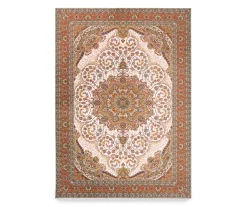 My Magic Carpet Zahara Amber Washable Area Rug -Home Decor Store 810537589 1