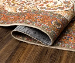 My Magic Carpet Zahara Amber Washable Area Rug -Home Decor Store 810537589 4