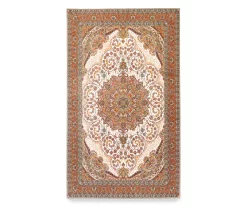 My Magic Carpet Zahara Amber Washable Area Rug