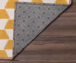 My Magic Carpet Yanis Gold Washable Area Rug -Home Decor Store 810537683 4