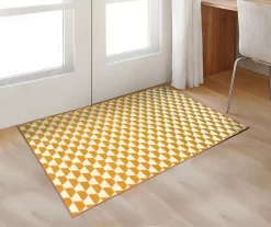 My Magic Carpet Yanis Gold Washable Area Rug -Home Decor Store 810537684 2