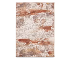 My Magic Carpet Vienna Abstract Washable Area Rug -Home Decor Store 810537694 1