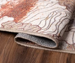 My Magic Carpet Vienna Abstract Washable Area Rug -Home Decor Store 810537694 4