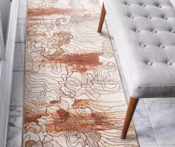 My Magic Carpet Vienna Abstract Washable Area Rug -Home Decor Store 810537695 2