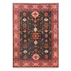 My Magic Carpet Ramage Indigo Washable Area Rug, (5' X 7')