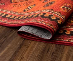 My Magic Carpet Phoenix Kilim Garnet Washable Area Rug -Home Decor Store 810537705 4