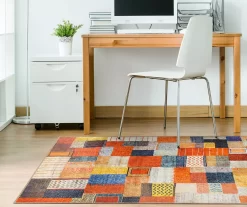 My Magic Carpet Patchwork Washable Area Rug -Home Decor Store 810537708 2