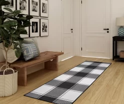 My Magic Carpet Buffalo Plaid Washable Area Rug -Home Decor Store 810537716 2