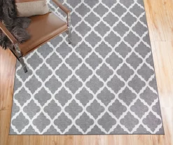 My Magic Carpet Moroccan Trellis Washable Area Rug -Home Decor Store 810537736 2