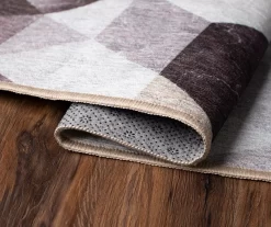 My Magic Carpet Lattice Geometric Neutral Washable Area Rug -Home Decor Store 810537743 4