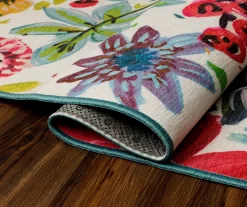 My Magic Carpet Floral Bloom Washable Area Rug -Home Decor Store 810537762 4