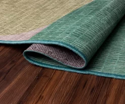My Magic Carpet Cove Green Washable Area Rug -Home Decor Store 810537763 4