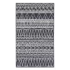 My Magic Carpet Chelsea Aztec Dark Gray Washable Area Rug