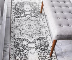 My Magic Carpet Parviz Gray Washable Area Rug -Home Decor Store 810537770 2