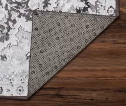My Magic Carpet Parviz Gray Washable Area Rug -Home Decor Store 810537770 3